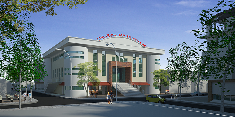 Mở rộng Chợ - TTTM Yên Lạc
